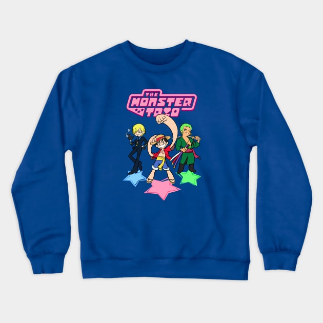 Monster Trio Timeskip Crewneck Sweatshirt by beanclam